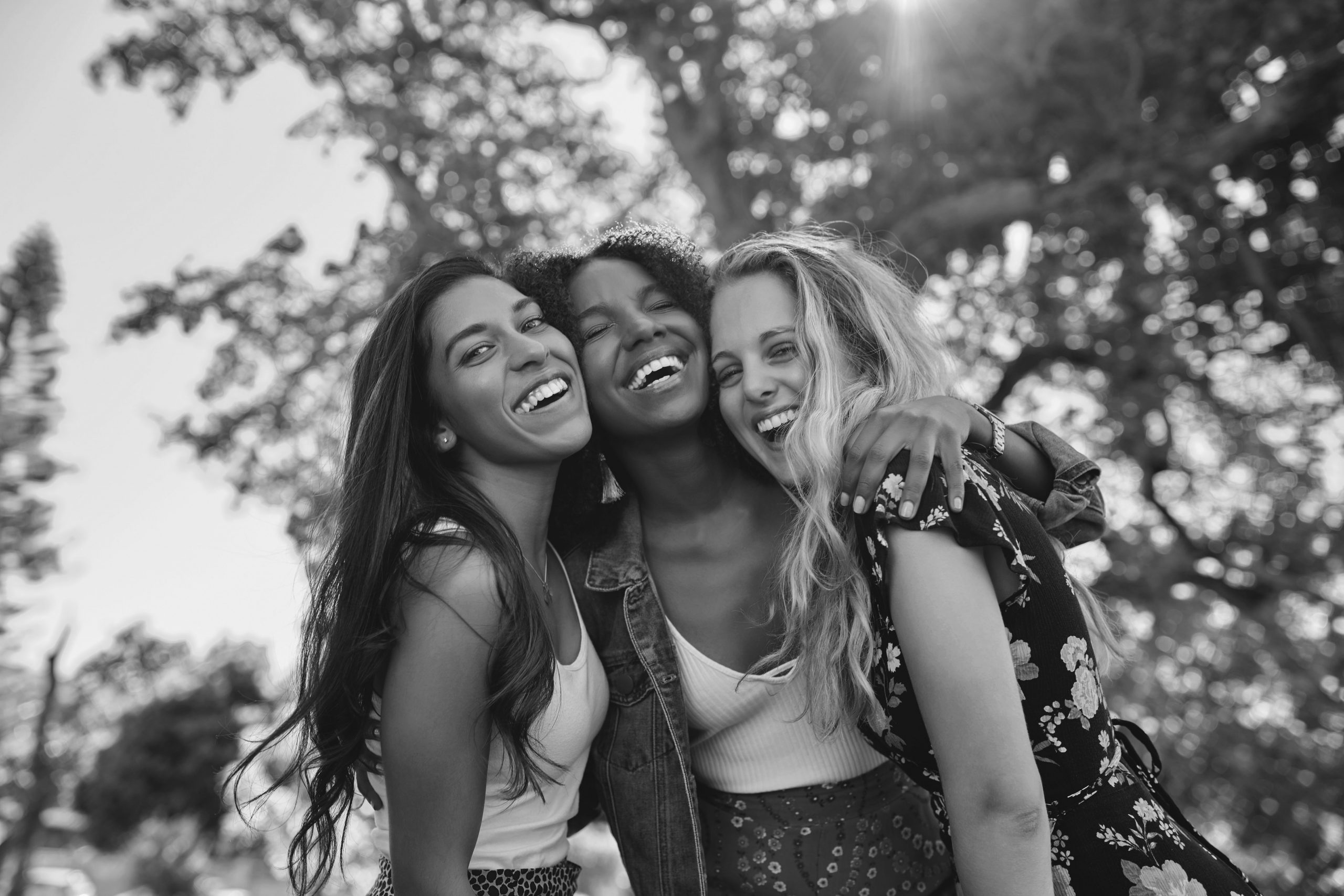 Smiling Multiethnic Group of Women